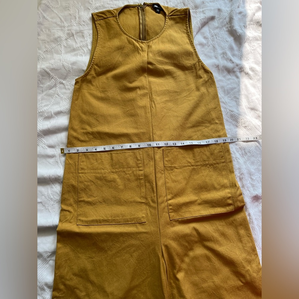 Ilana Kohn Mustard Wide-Leg Sleeveless Jumpsuit - Picture 9 of 12